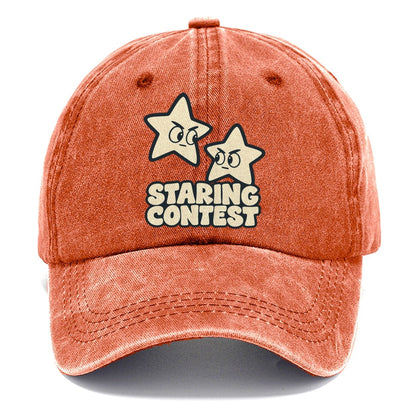 Staring Contest Familiar Punchlines Classic Cap – Terracotta Clay