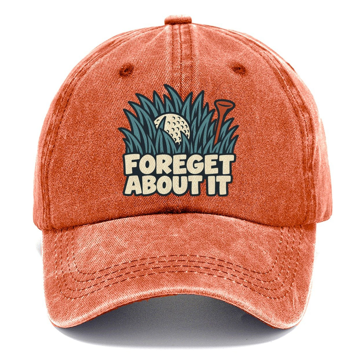 Foreget About It Familiar Punchlines Classic Cap – Terracotta Clay