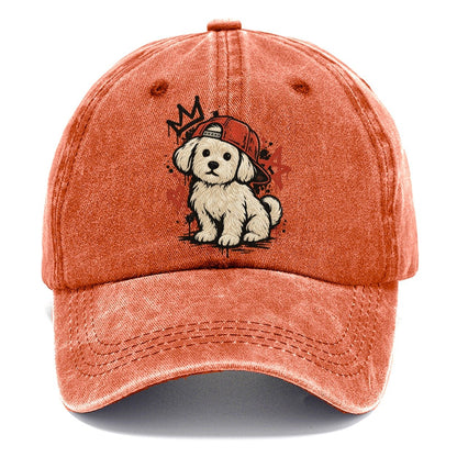 Graffiti Puppy Red Classic Cap – Terracotta Clay