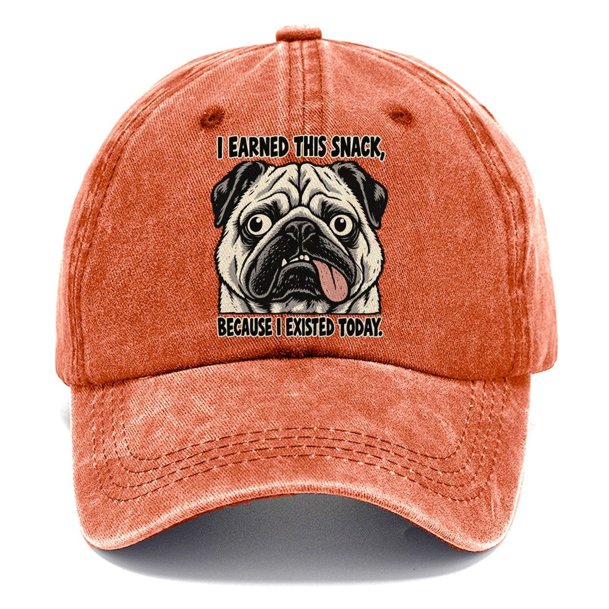 I Earned This Snack Feral Logic Classic Cap – Terracotta Clay