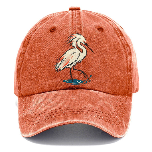 Snowy Egret Step Classic Cap – Terracotta Clay