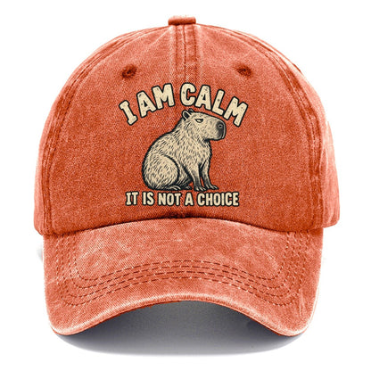 Capybara Not A Choice No Worm Club Classic Cap – Terracotta Clay