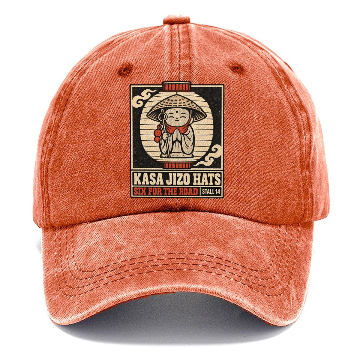 Kasa Jizo Hats Yokai Night Market Classic Cap – Terracotta Clay