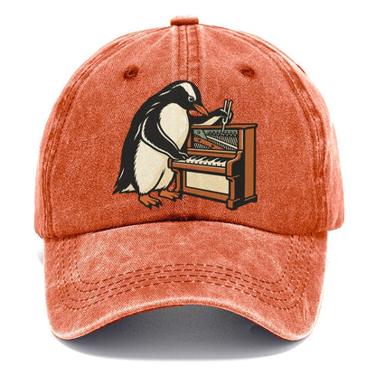 Penguin Piano Tuner Sundown Familiars Classic Cap – Terracotta Clay