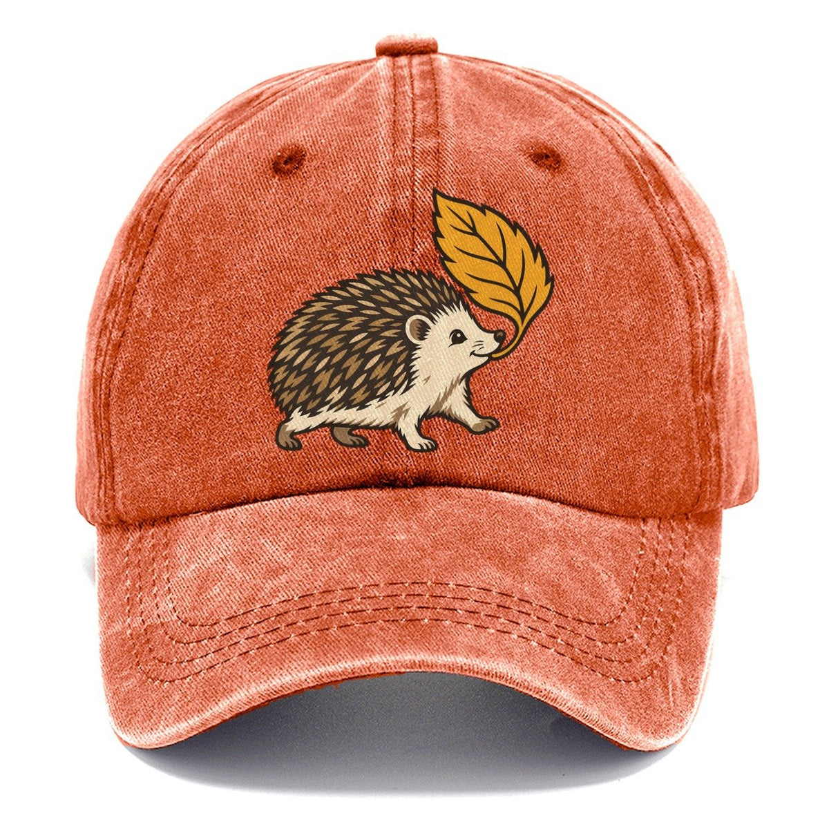 Hedgehog Leaf Carry Small Pet Logos Classic Cap – Terracotta Clay