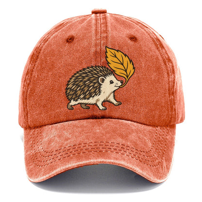 Hedgehog Leaf Carry Small Pet Logos Classic Cap – Terracotta Clay