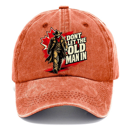 Don't Let The Old Man In Canada Pop Art Classic Cap – Terracotta Clay