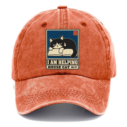 I Am Helping Neko Says No Classic Cap – Terracotta Clay