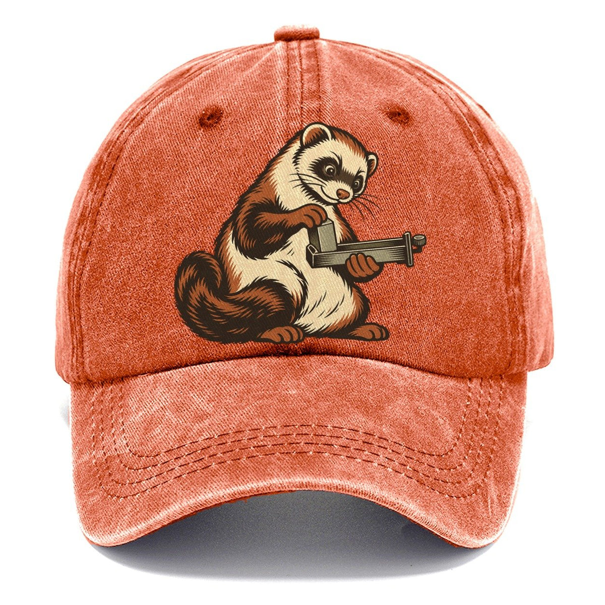 Ferret Typesetter Sundown Familiars Classic Cap – Terracotta Clay