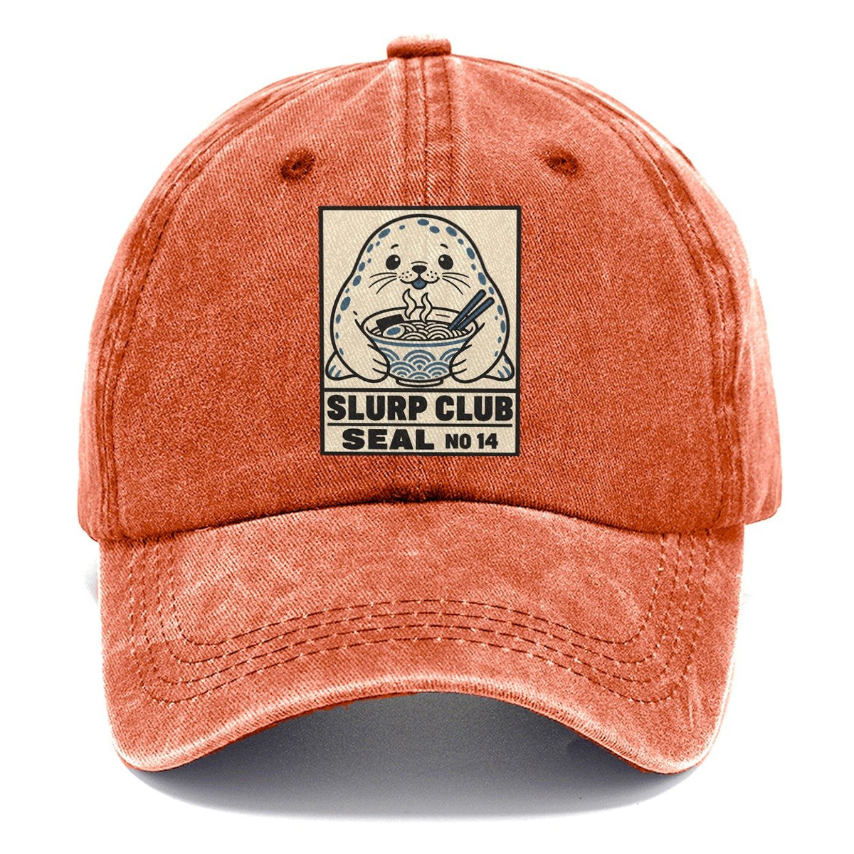 Seal Seafood Slurp Club Classic Cap – Terracotta Clay
