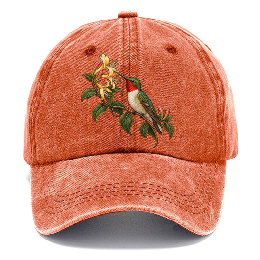 Hummingbird Honeysuckle Reach Character Club Classic Cap – Terracotta Clay