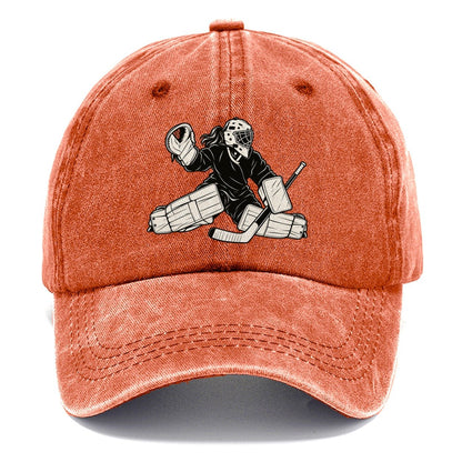 Female Hockey Goalie Classic Cap – Terracotta Clay