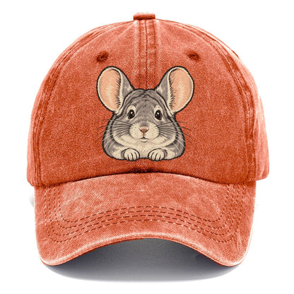 Chinchilla Big Ears Small Pet Logos Classic Cap – Terracotta Clay