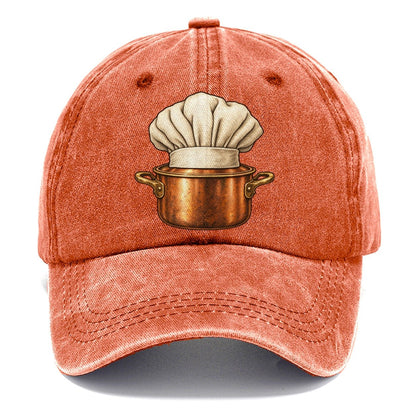 Chef Hat Stock Pot Fan Favorites Classic Cap – Terracotta Clay