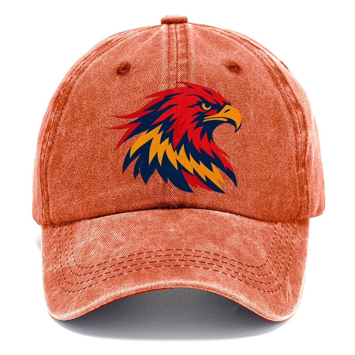 Red Navy Eagle Head Classic Cap – Terracotta Clay