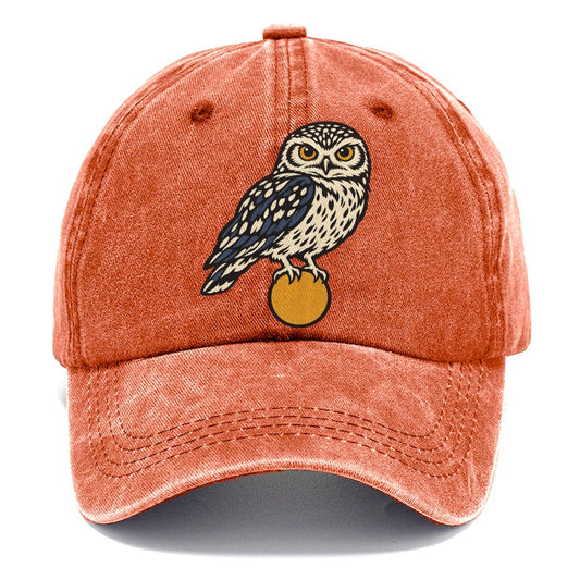 Burrowing Owl Sunrise Sundown Familiars Classic Cap – Terracotta Clay