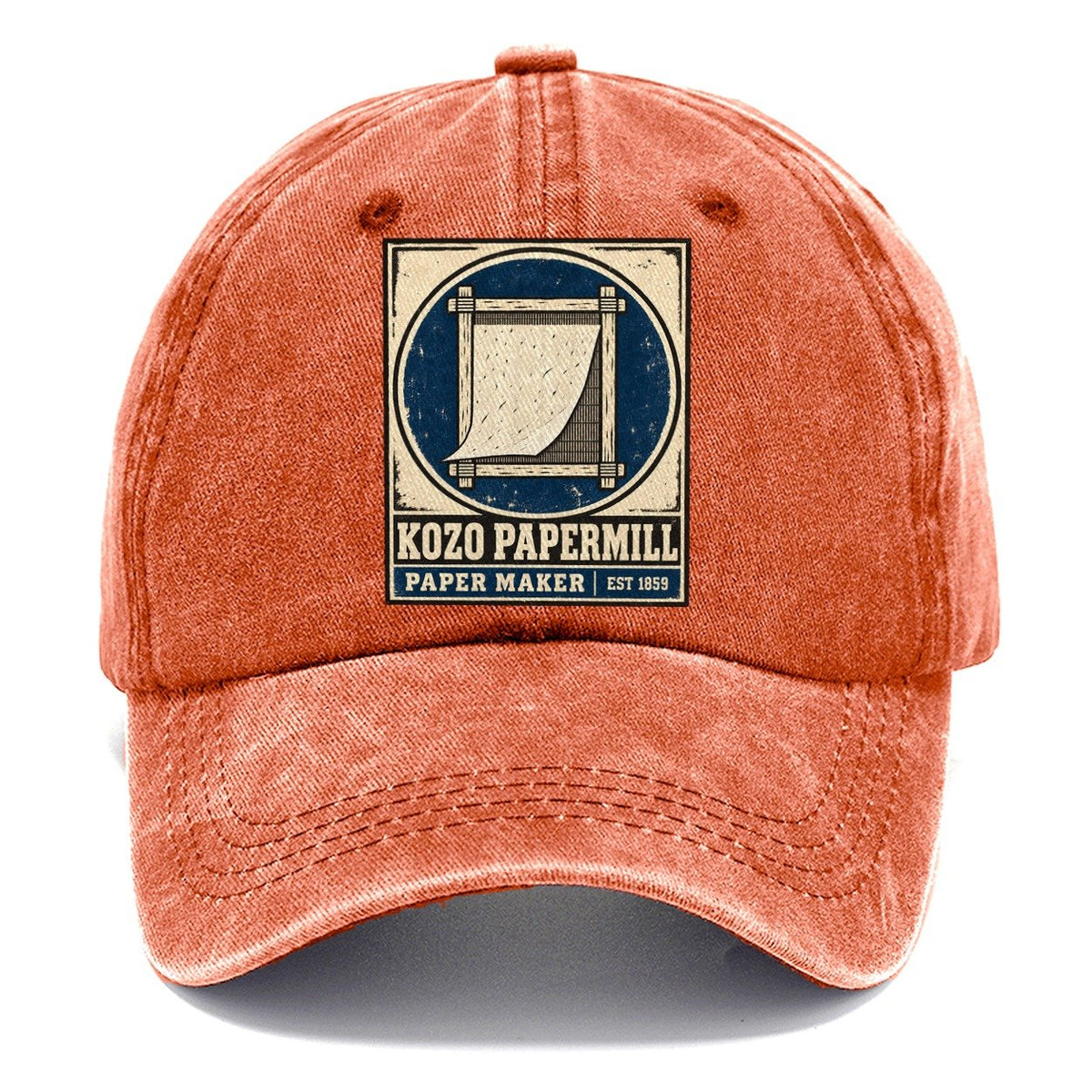 Kozo Paper Mill Noren Trade Co Classic Cap – Terracotta Clay