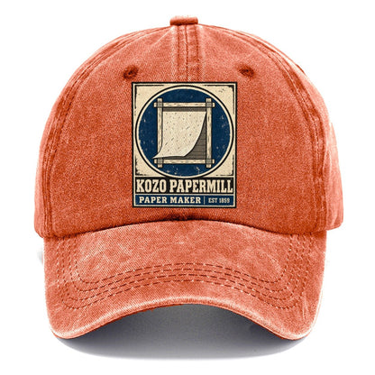 Kozo Paper Mill Noren Trade Co Classic Cap – Terracotta Clay