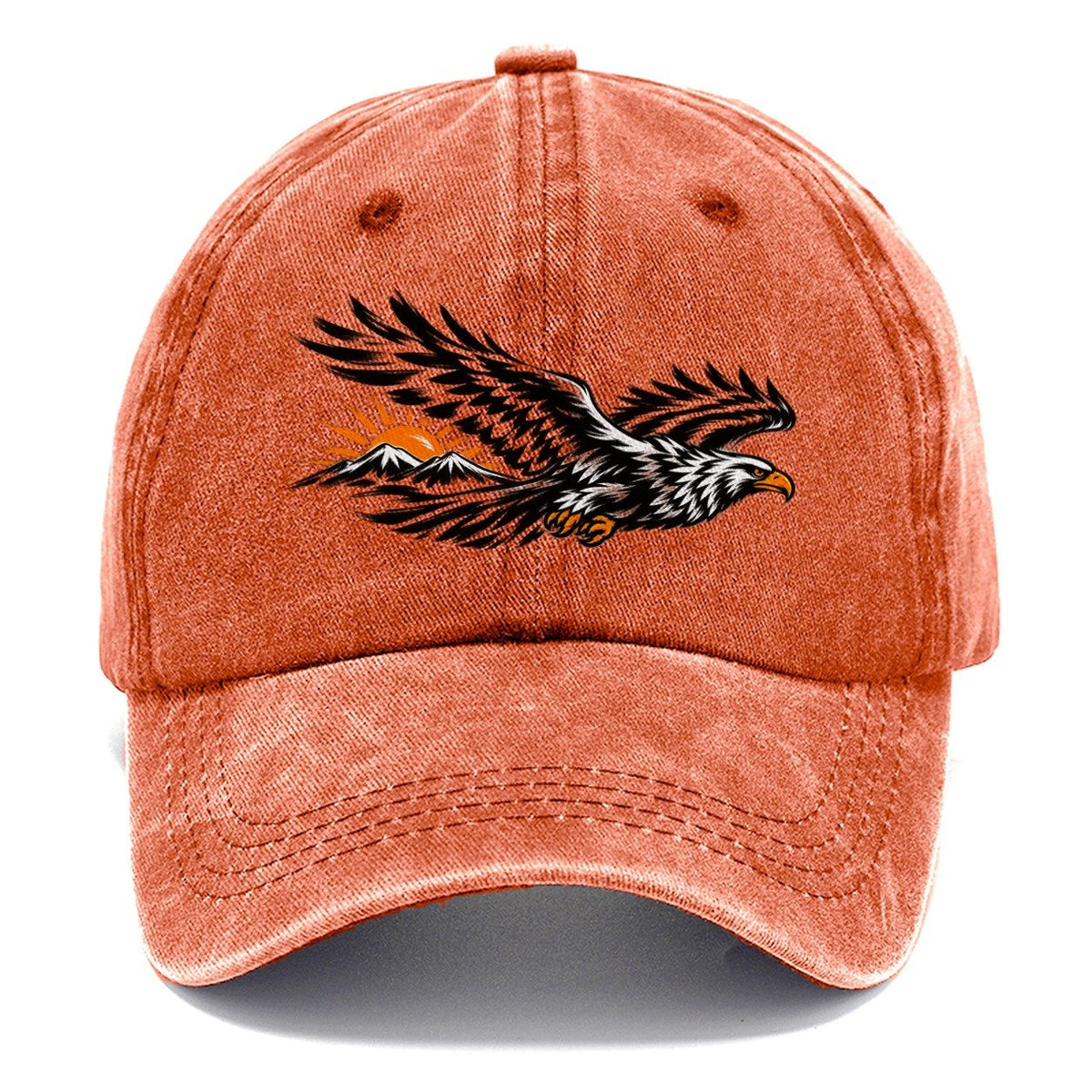 Eagle Mountain Sunburst Classic Cap – Terracotta Clay