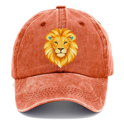 Golden Lion Head Classic Cap – Terracotta Clay
