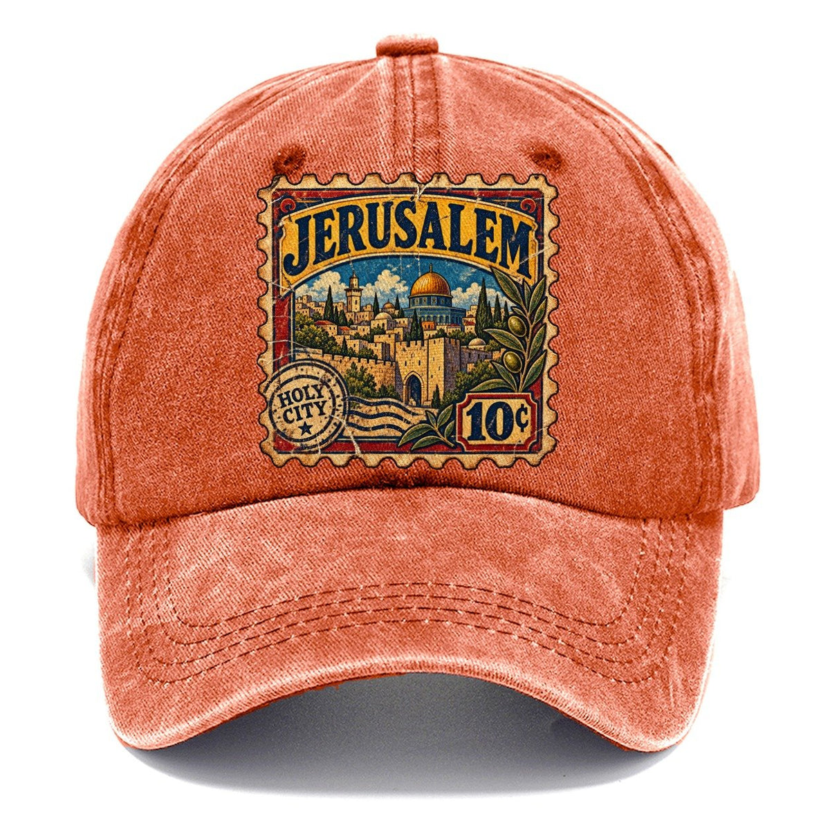 Jerusalem Postage Stamp Jerusalem Classic Cap – Terracotta Clay