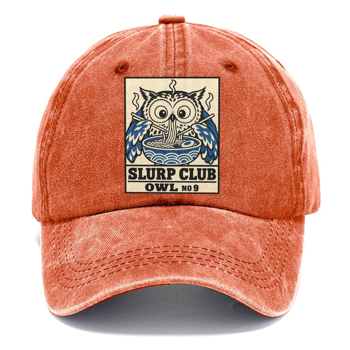 Owl Midnight Slurp Club Classic Cap – Terracotta Clay
