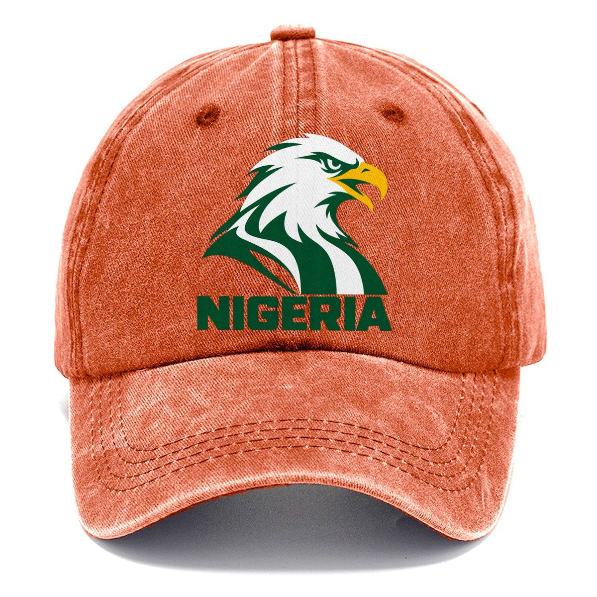 Nigeria Retro Badge Classic Cap – Terracotta Clay