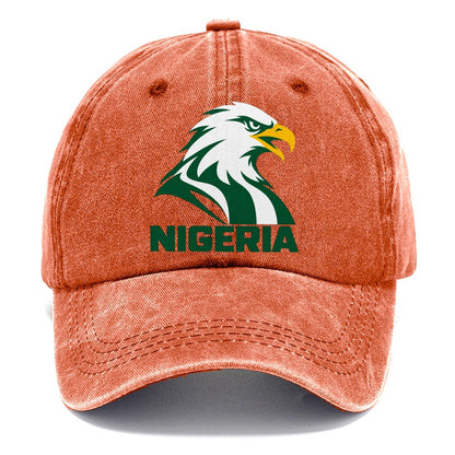 Nigeria Retro Badge Classic Cap – Terracotta Clay