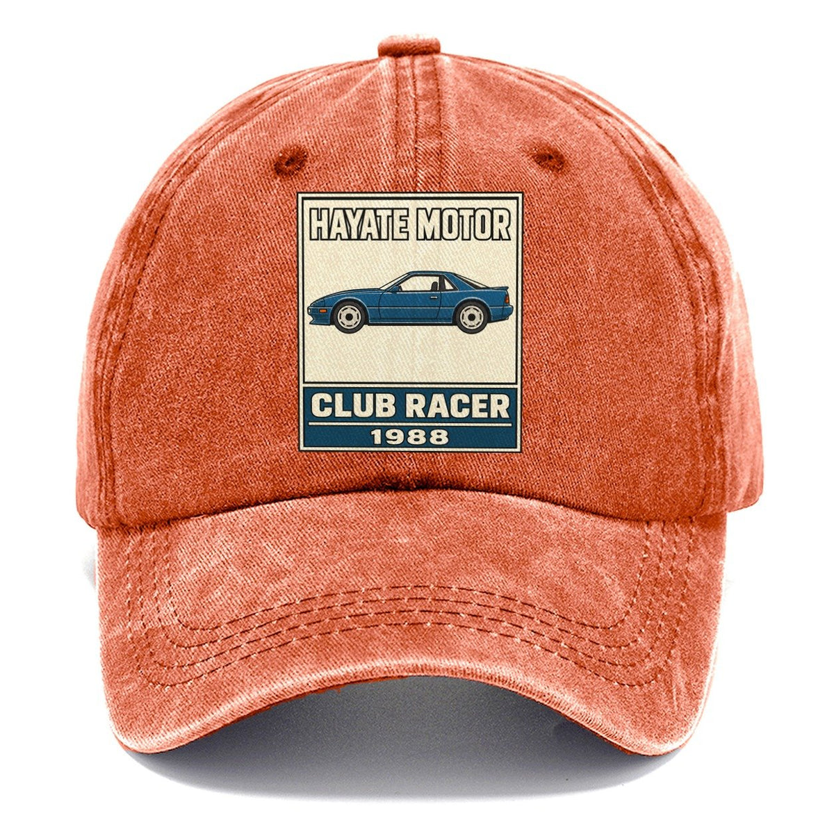 Hayabusa Club Racer Showa Speed Plates Classic Cap – Terracotta Clay