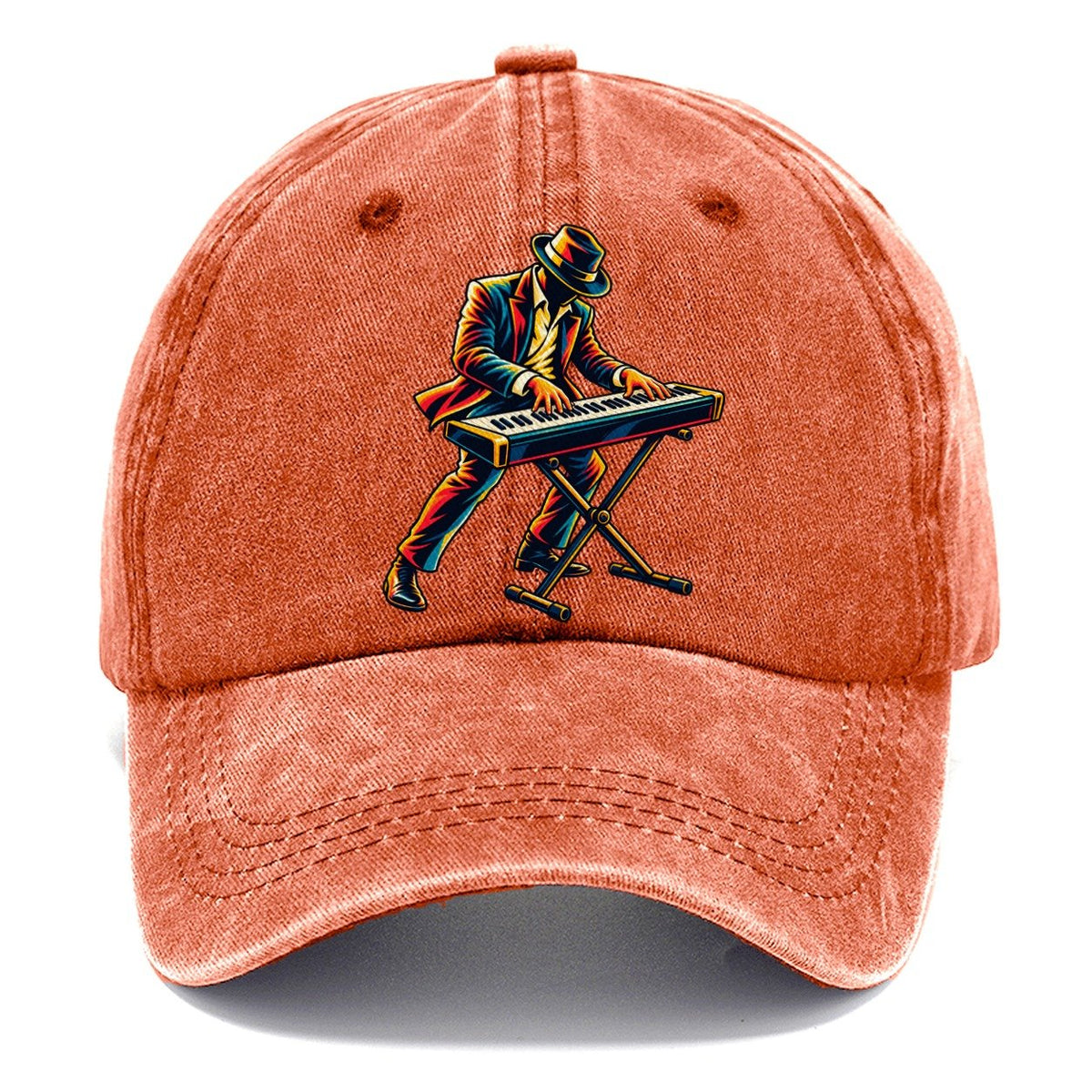 Keyboard Player Classic Cap – Terracotta Clay