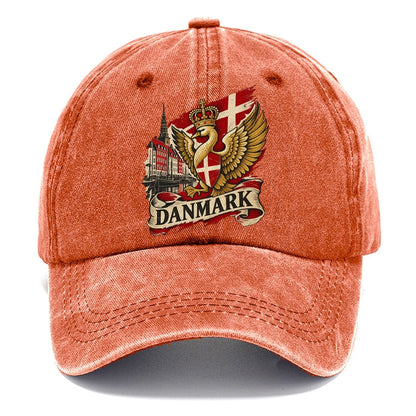 Danmark Crowned Swan Classic Cap – Terracotta Clay