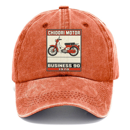 Chidori Business 90 Showa Speed Plates Classic Cap – Terracotta Clay