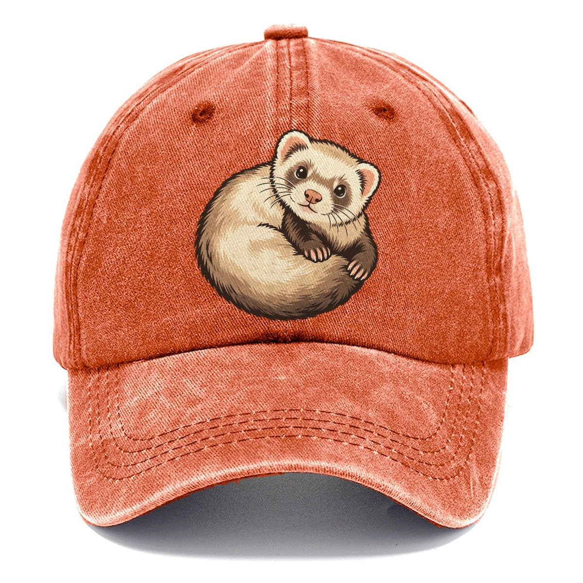 Ferret Loop Small Pet Logos Classic Cap – Terracotta Clay