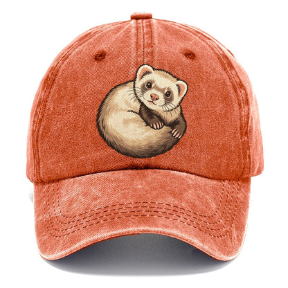 Ferret Loop Small Pet Logos Classic Cap – Terracotta Clay