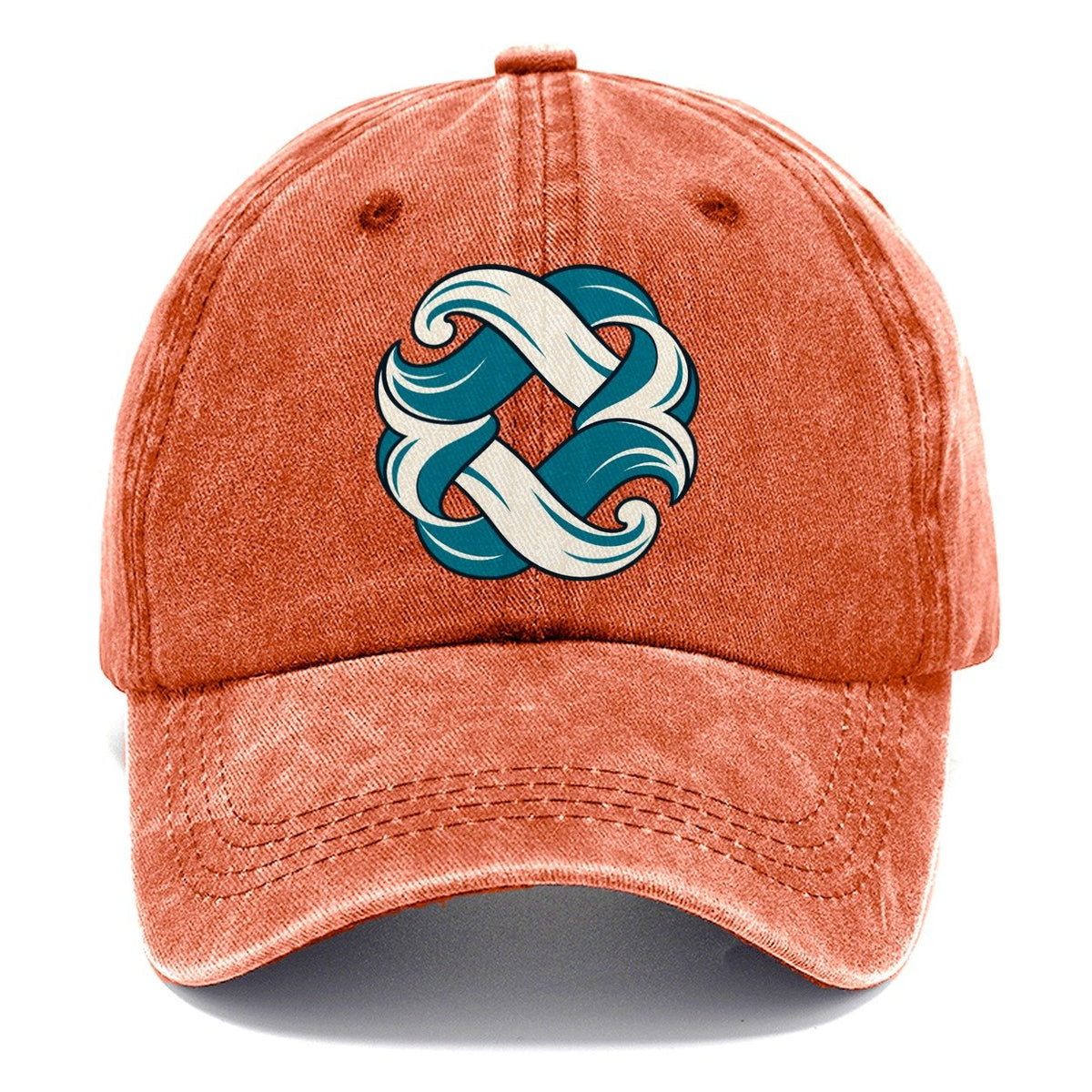 Tidebound Knot Quiet Wards Heritage Classic Cap – Terracotta Clay