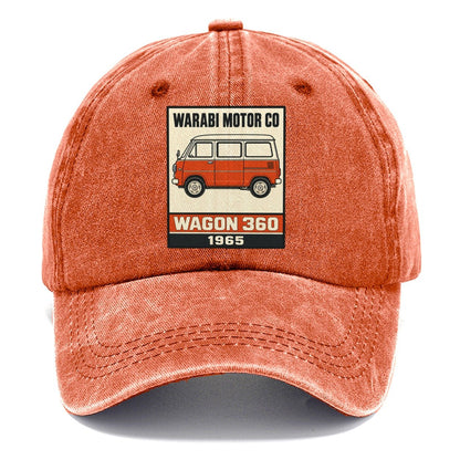 Warabi Wagon Showa Speed Plates Classic Cap – Terracotta Clay