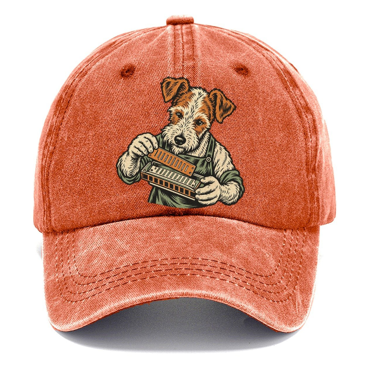 Terrier Harmonica Maker Sundown Familiars Classic Cap – Terracotta Clay