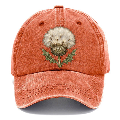 Thistle Silvery Seedhead Pastimes Companions Classic Cap – Terracotta Clay