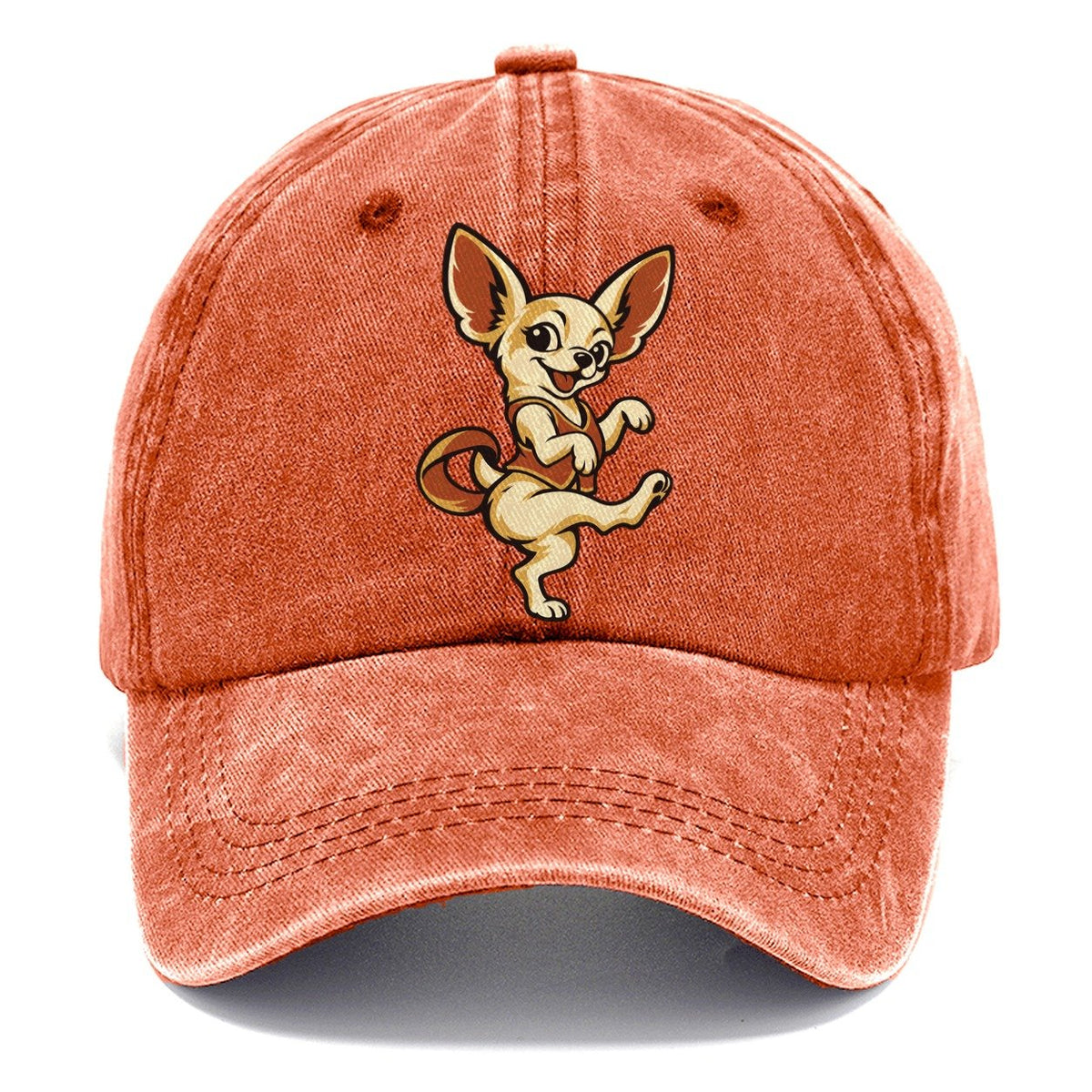 Chihuahua Dance Lead Sundown Familiars Classic Cap – Terracotta Clay