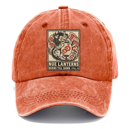 Nue Lanterns Yokai Night Market Classic Cap – Terracotta Clay