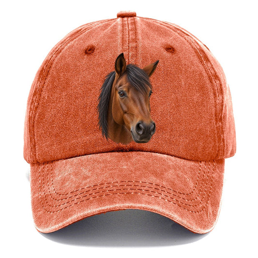 Bay Horse Listening Ears Pastimes Companions Classic Cap – Terracotta Clay