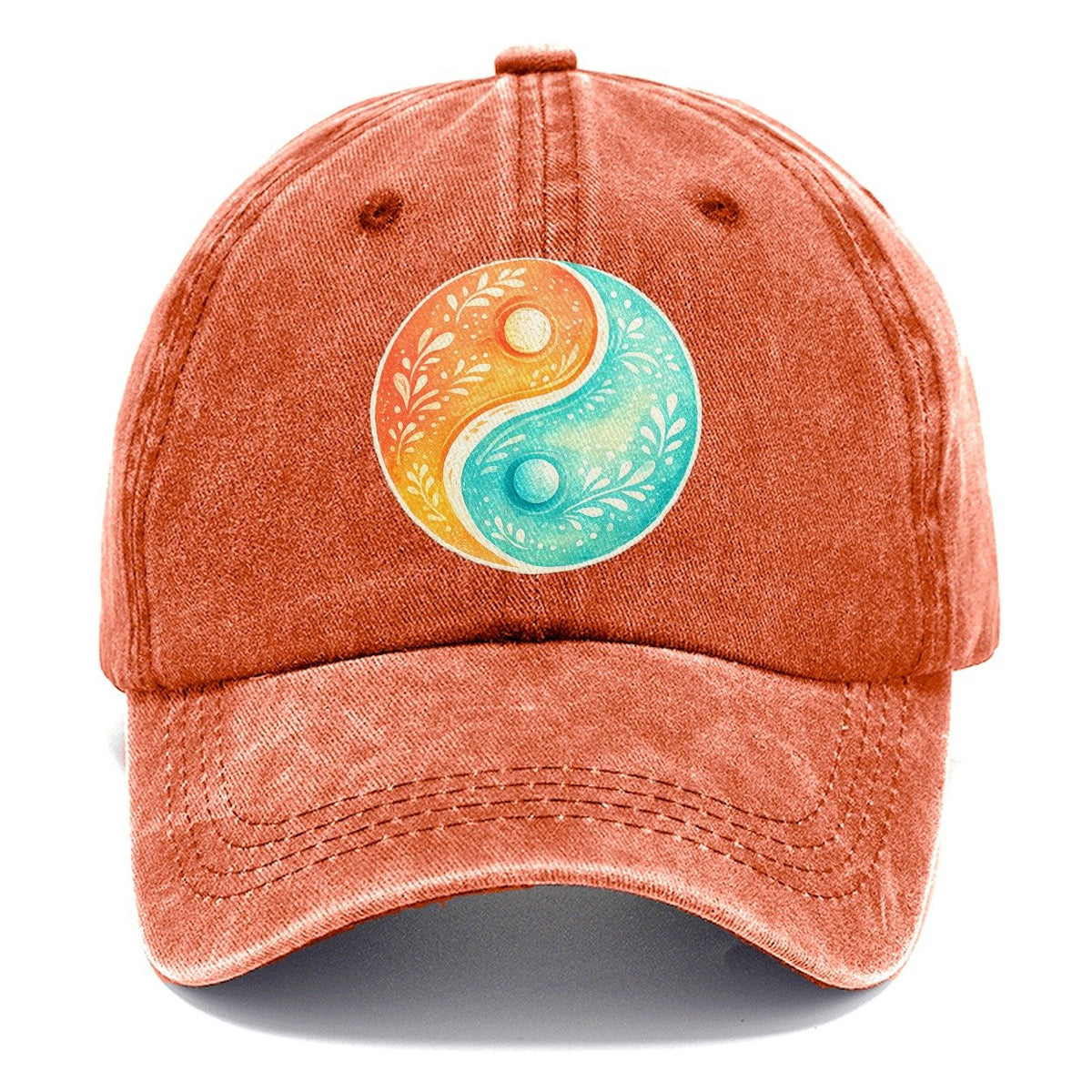 Botanical Yin Yang Classic Cap – Terracotta Clay