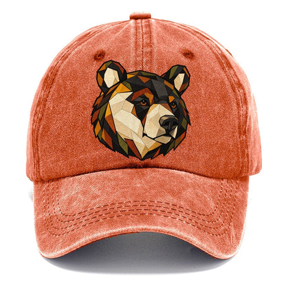 Black Bear Head Wildwood Mosaic Classic Cap – Terracotta Clay