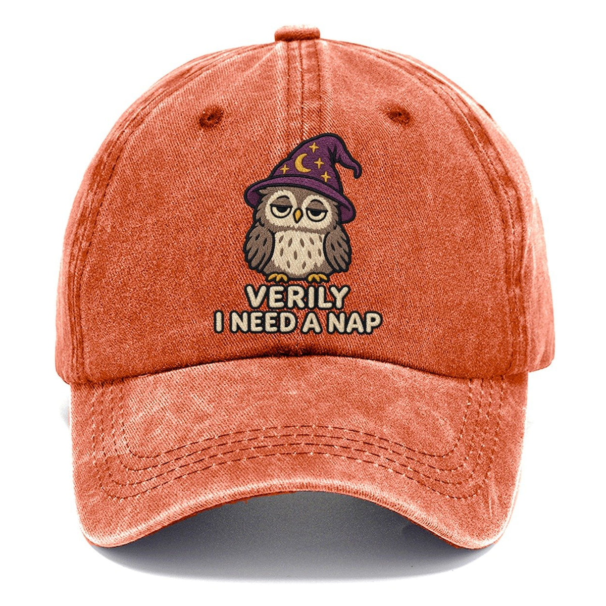 Owl Wizard Weary Court Classic Cap – Terracotta Clay