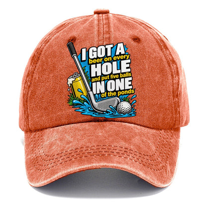 Beer on Every Hole Classic Cap – Terracotta Clay