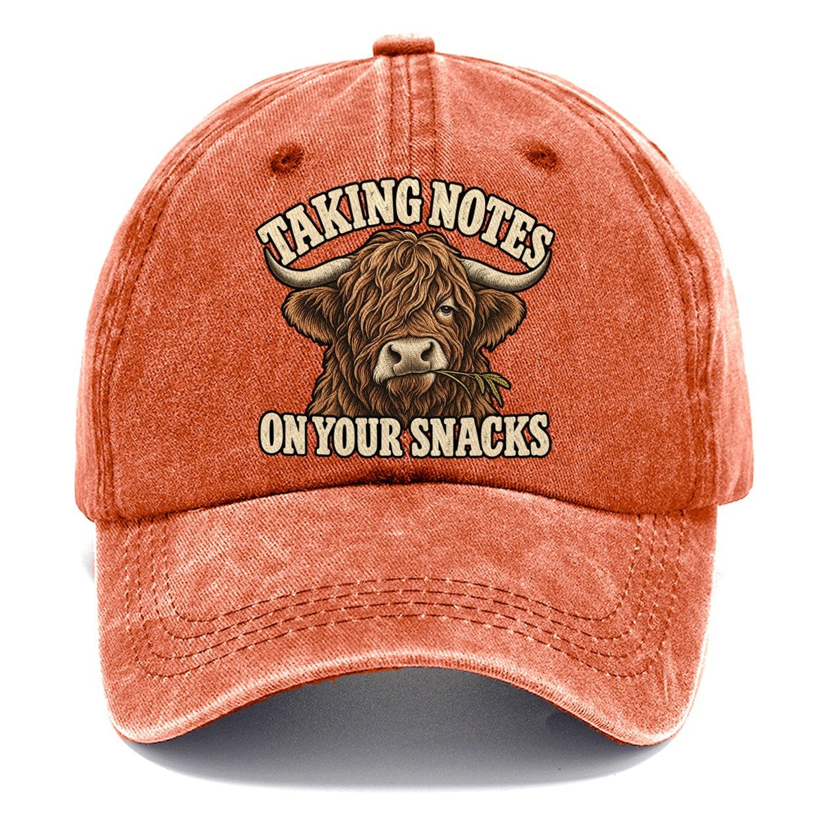 Highland Snack Notes Character Club Classic Cap – Terracotta Clay