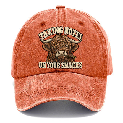 Highland Snack Notes Character Club Classic Cap – Terracotta Clay