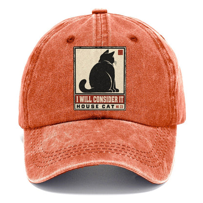 I Will Consider It Neko Says No Classic Cap – Terracotta Clay