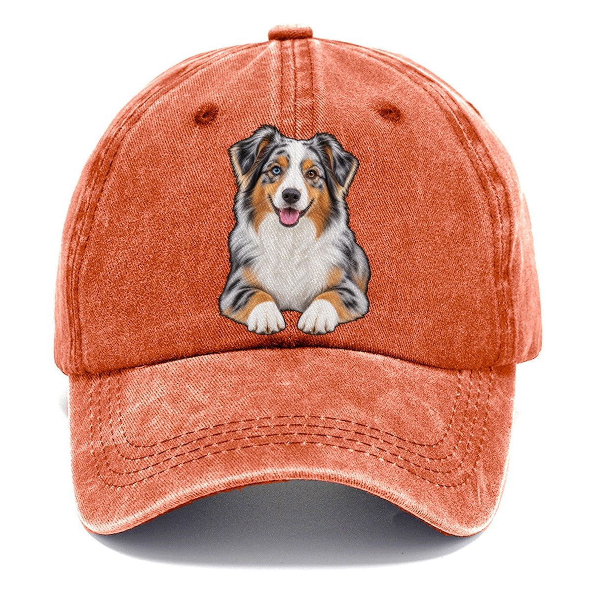 Blue Merle Mini Aussie Classic Cap – Terracotta Clay