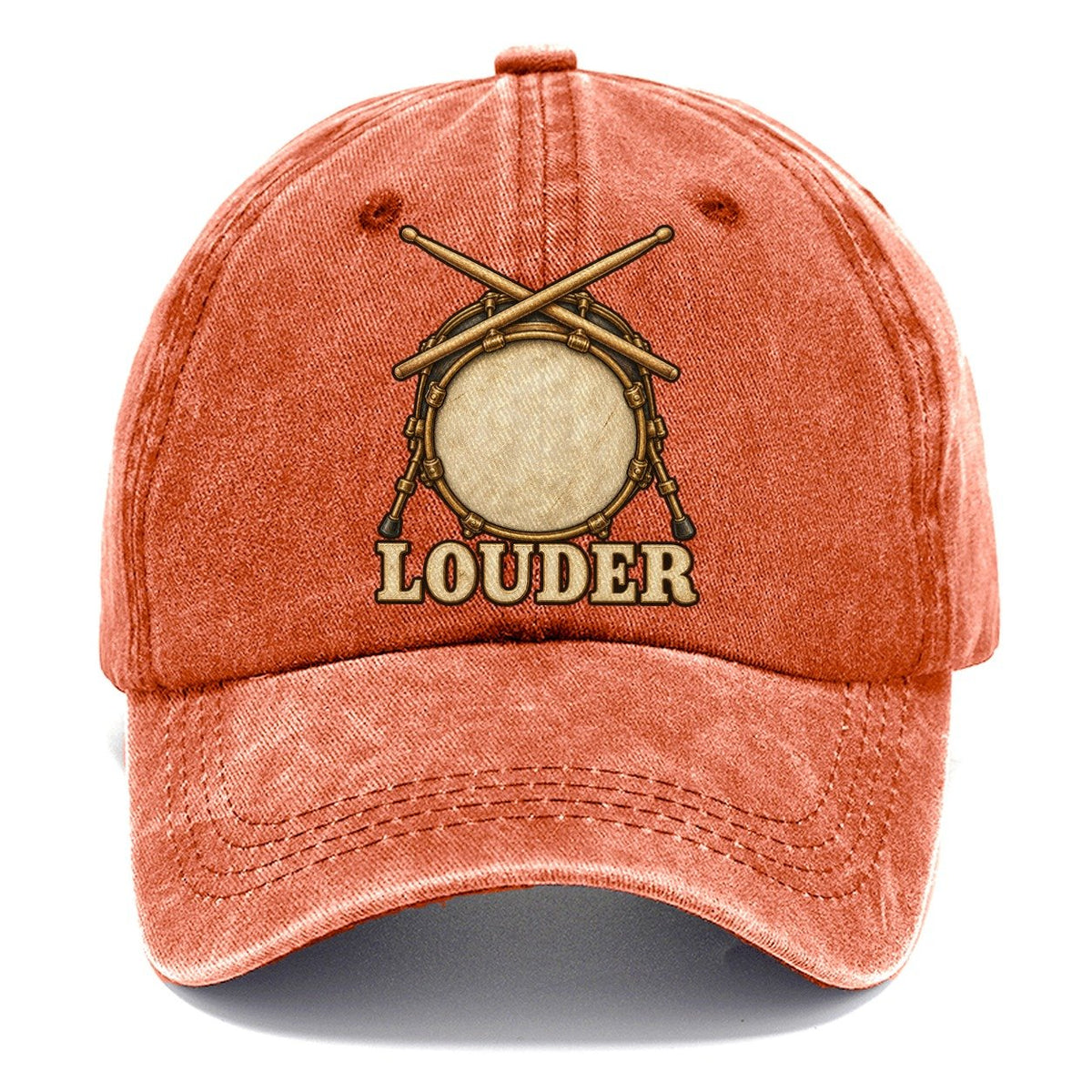 Drums Louder Fan Favorites Classic Cap – Terracotta Clay